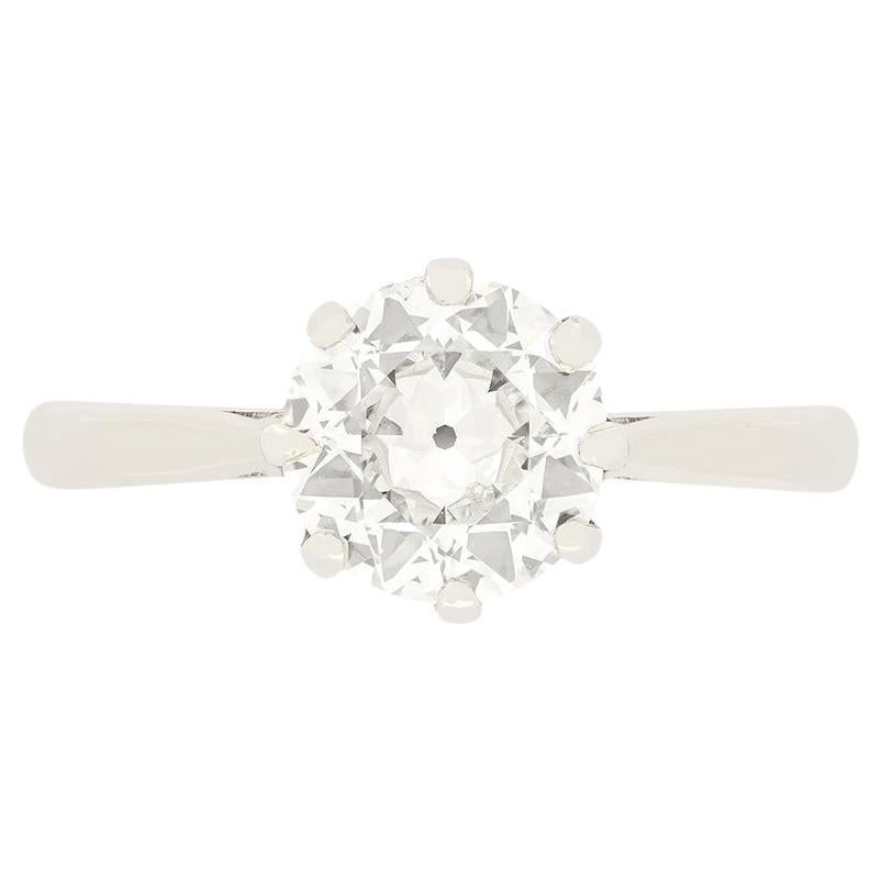 Anello solitario con diamante da 1,00 ct, Art Deco, anni '20 ca.