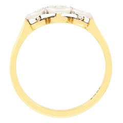 Art Deco 1.00ct Diamond Trilogy Ring, c.1920s