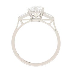 Art Deco 1.04 Carat Diamond Engagement Ring, circa 1920s
