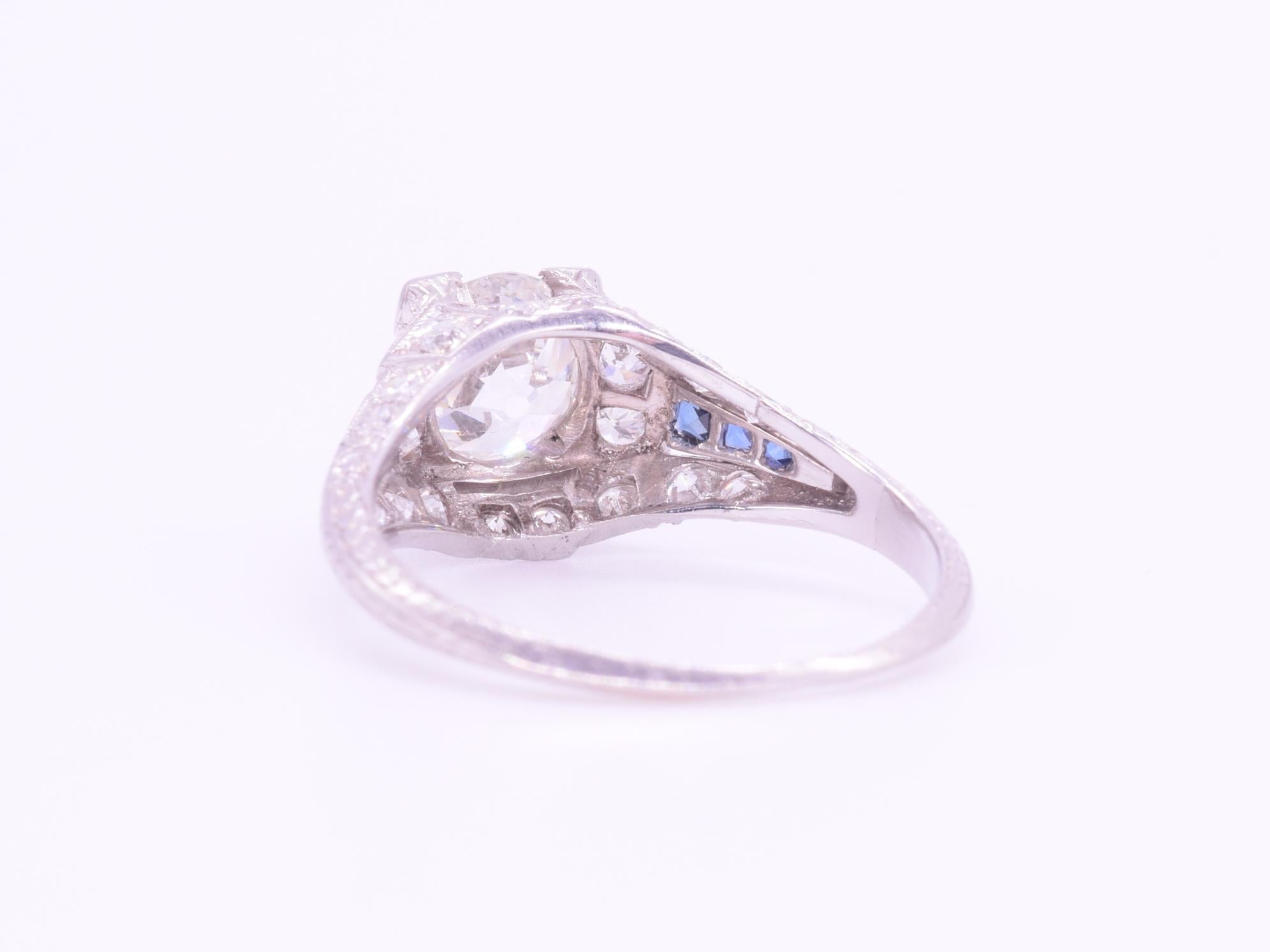 white sapphire rings