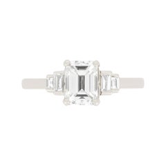 Art Deco 1.07ct Diamond Engagement Ring, c.1930s