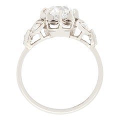 Art Deco 1.08 Carat Diamond Solitaire Ring, c.1920s
