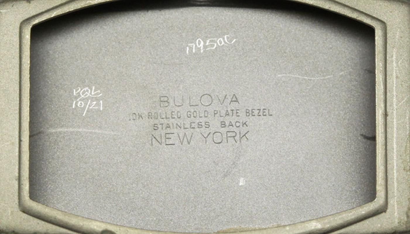 Art Deco 10k Rolled Gold Gents Wristwatch by Bulova, Fully Serviced, c1943 5