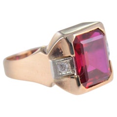 Art Deco 10Kt. Solid Gold Handmade Unisex Ring 1930's