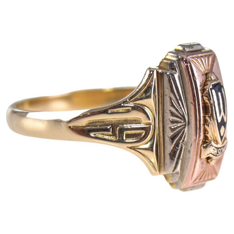 rose gold class ring
