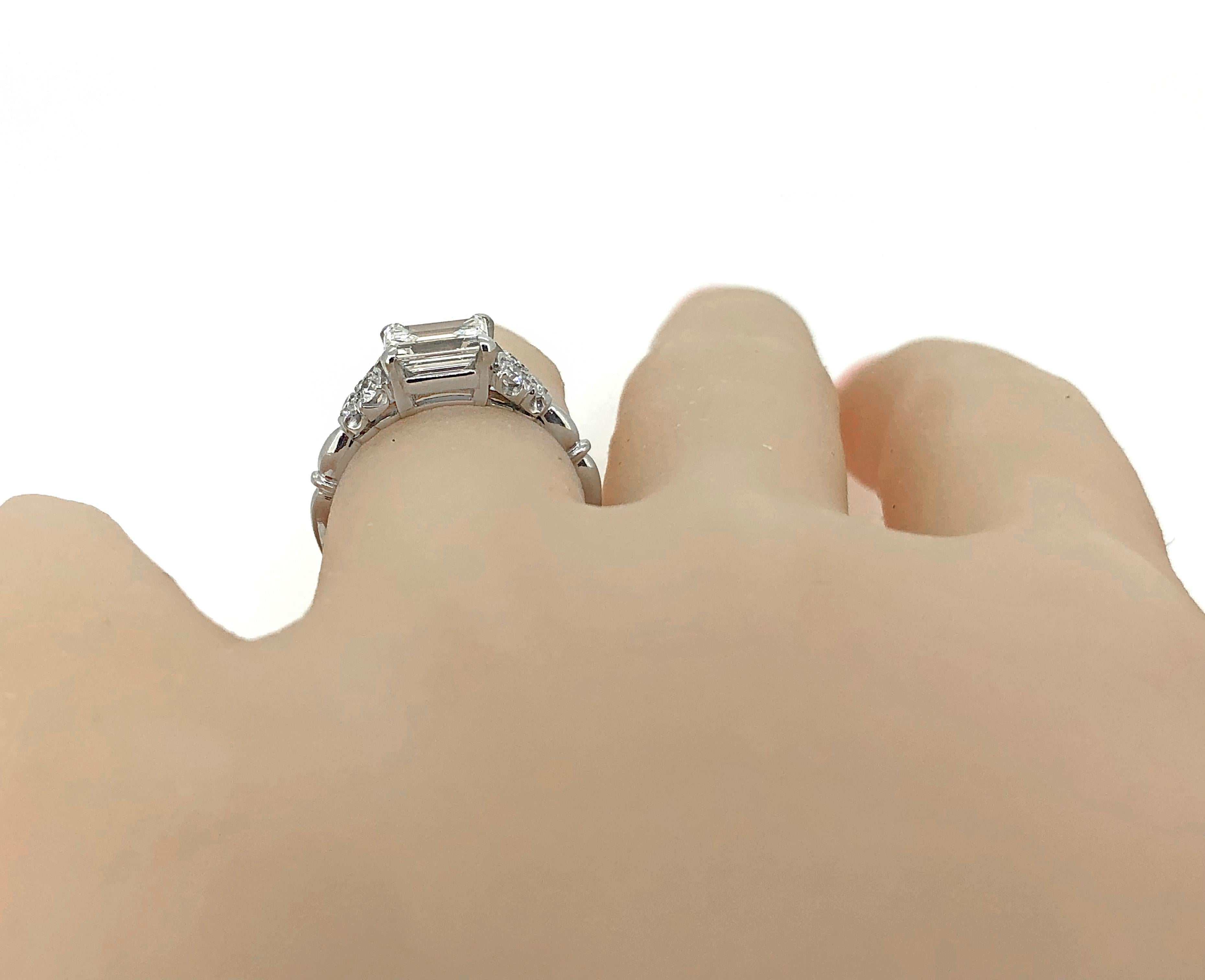 Men's Art Deco 1.10 Carat Diamond Antique Engagement Ring Platinum, Edward Petri