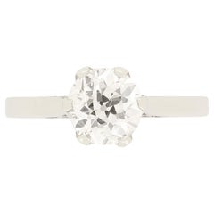Solitario di diamanti Art Deco da 1,10 carati, anni '20 ca.