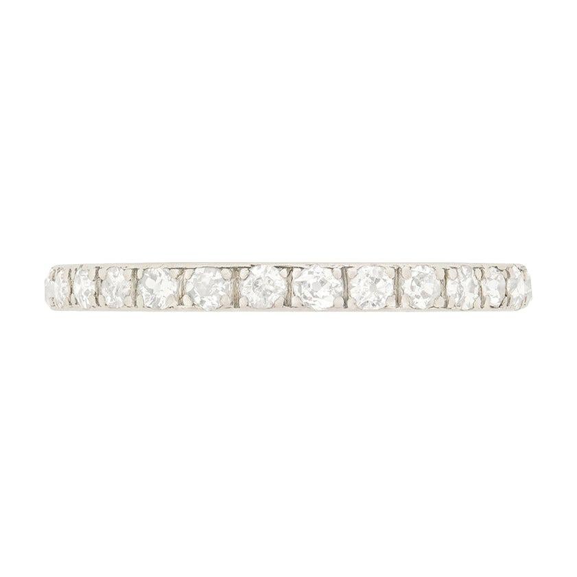 Art Deco 1.12 Carat Diamond Full Eternity Ring, circa 1920s