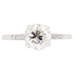 Art Deco 1,15 Karat Diamant Solitär, ca. 1930er Jahre