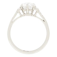 Art Deco 1.15 Carat Diamond Solitaire Ring, c.1920s