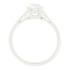 Art Deco 1.15ct Diamond Solitaire Ring, c.1920s