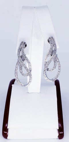 Art Deco 1,20 Karat Diamant-Ohrringe