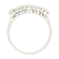 Art Deco 1.20ct Diamond Five Stone Ring, c.1920s