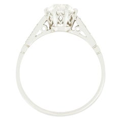 Art Deco 1.20ct Diamond Solitaire Ring, c.1920s