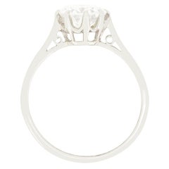 Art Deco 1.20ct Diamond Solitaire Ring, c.1920s