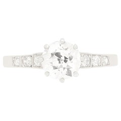 Art Deco 1,20 Karat Diamant Solitär-Ring, ca. 1920er Jahre