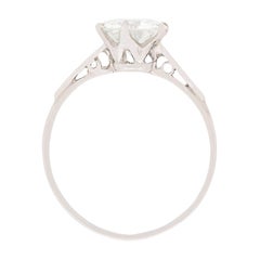 Art Deco 1.21 Carat Diamond Solitaire, circa 1930s