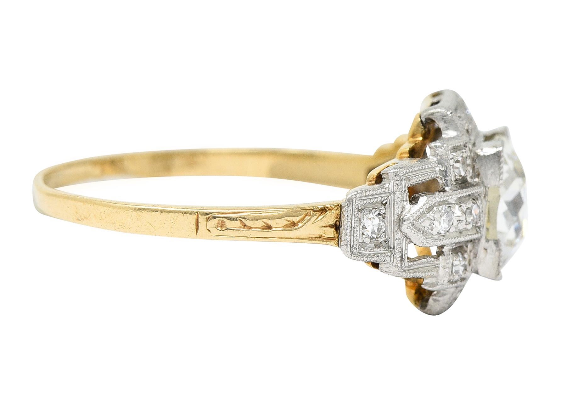 14 karat diamond ring