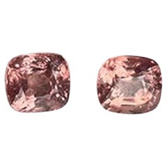 Art Deco 1.36ct Orange Burmese Spinel, Cushion Cut