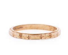 Art Deco 14 Karat Yellow Gold Ring