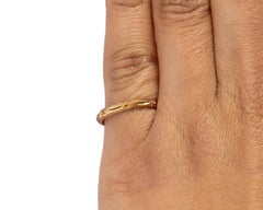 Anello Art Deco in oro giallo 14 carati