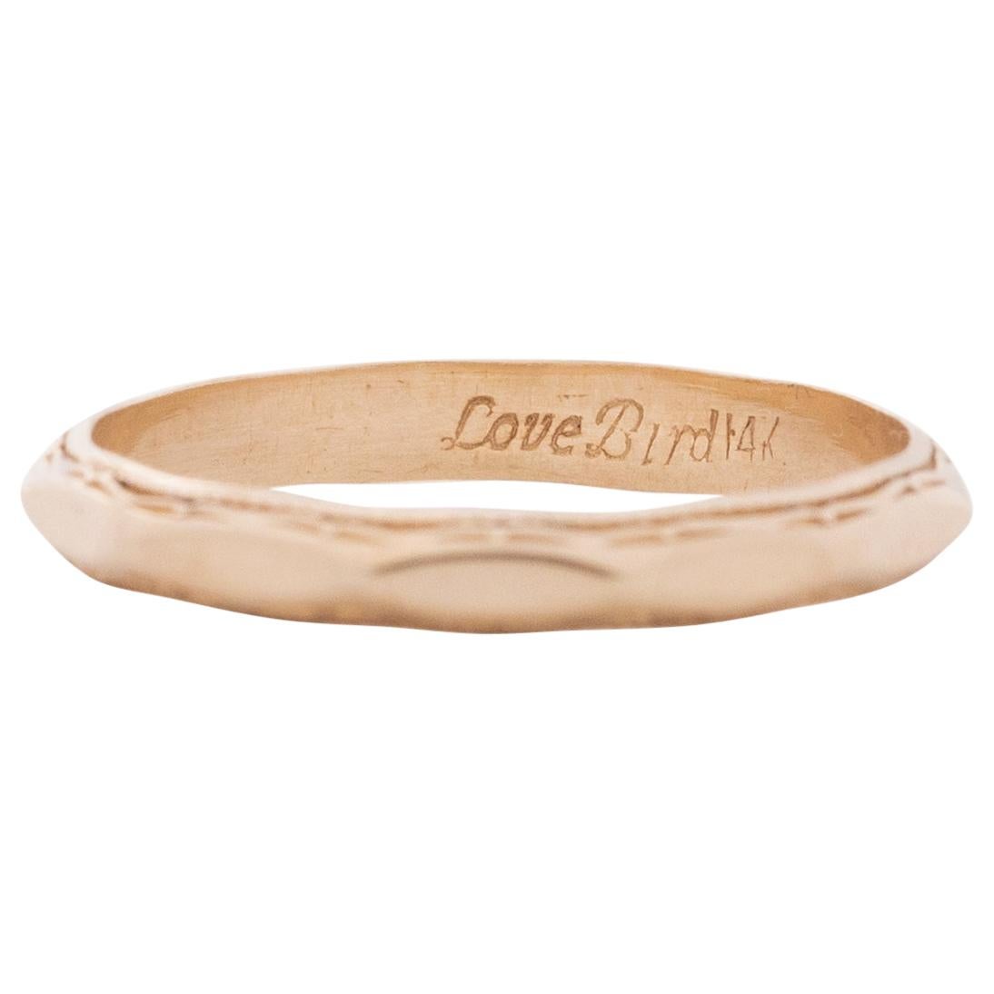 Art Deco 14 Karat Yellow Gold Ring