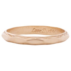 Vintage Art Deco 14 Karat Yellow Gold Ring