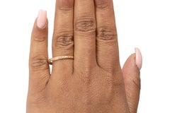 Art Deco 14 Karat Yellow Gold Wedding Band