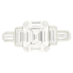 Art Deco 1.41ct Diamond Solitaire Ring, c.1920s