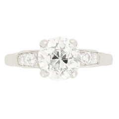 Art Deco 1.45ct Diamond Solitaire ring, c.1920s