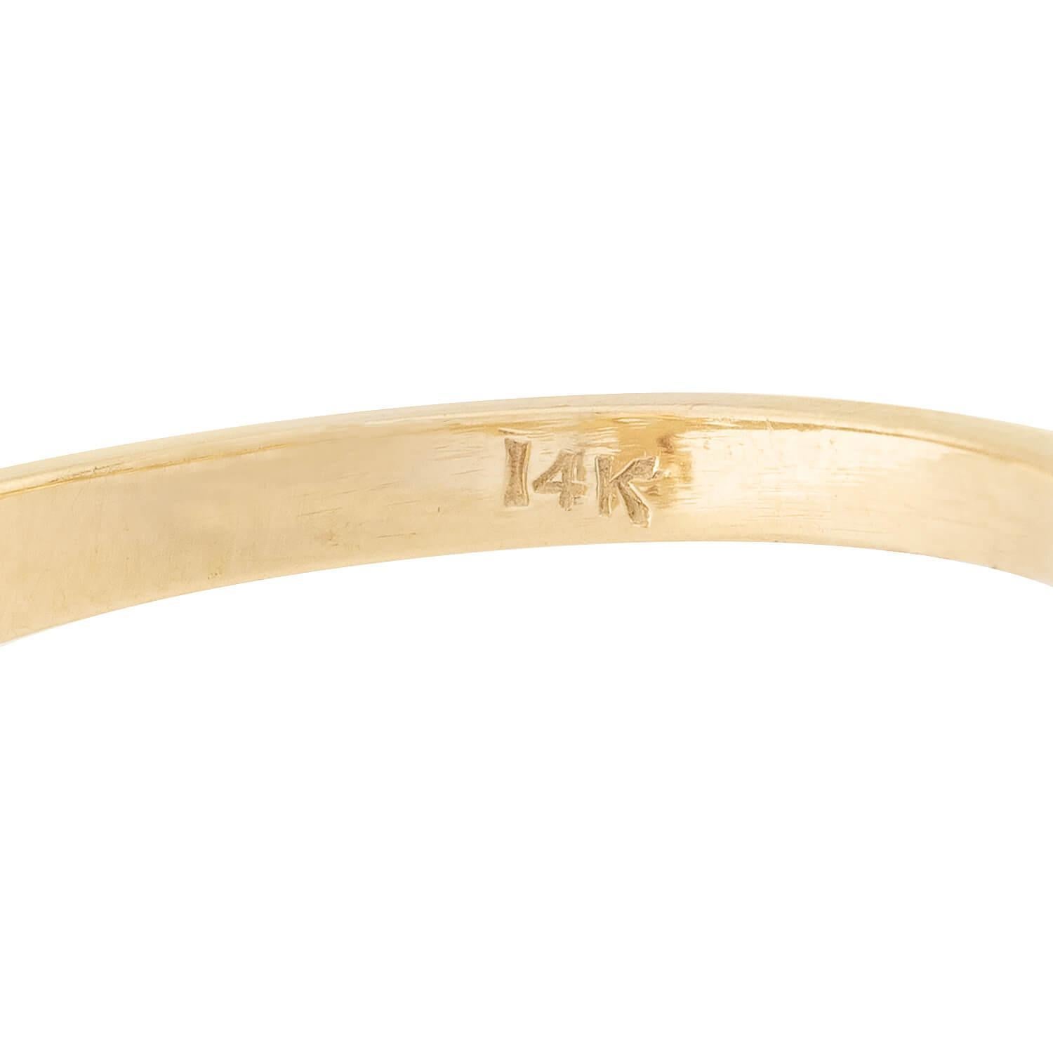 Bague navette Art déco 14 carats émaillée de diamants Pour femmes en vente