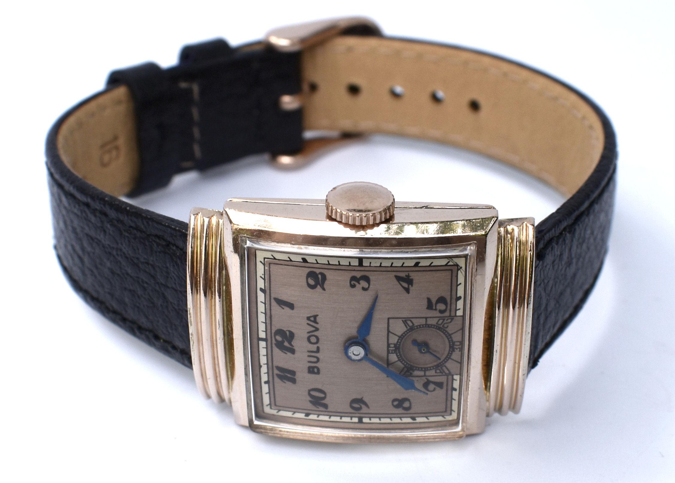 bulova watch square face