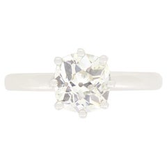 Art Deco 1.50ct Diamond Solitaire Ring, c.1920s