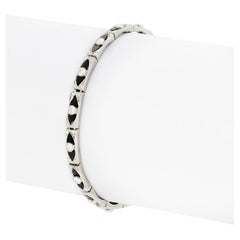 Art Deco 1.60ct Diamond and Onyx bracelet, c.1920s