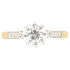 Art Deco 1.62ct Diamond Solitaire Ring, c.1930s