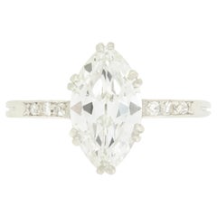 Art Deco 1.64ct Diamond Solitaire Ring, c.1920s
