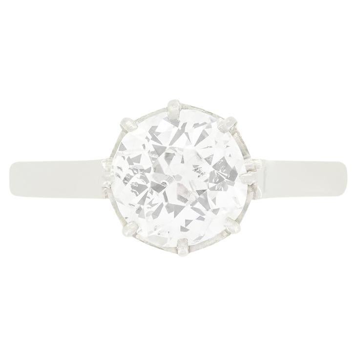 Art Deco 1.75ct Diamond Solitaire Ring, c.1920s