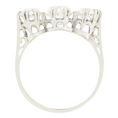Art Deco 1.75ct Diamond Three Stone Ring, c.1920s
