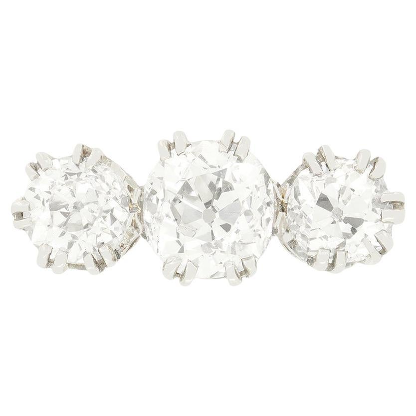 Art Deco 1.75ct Diamond Three Stone Ring, c.1920s