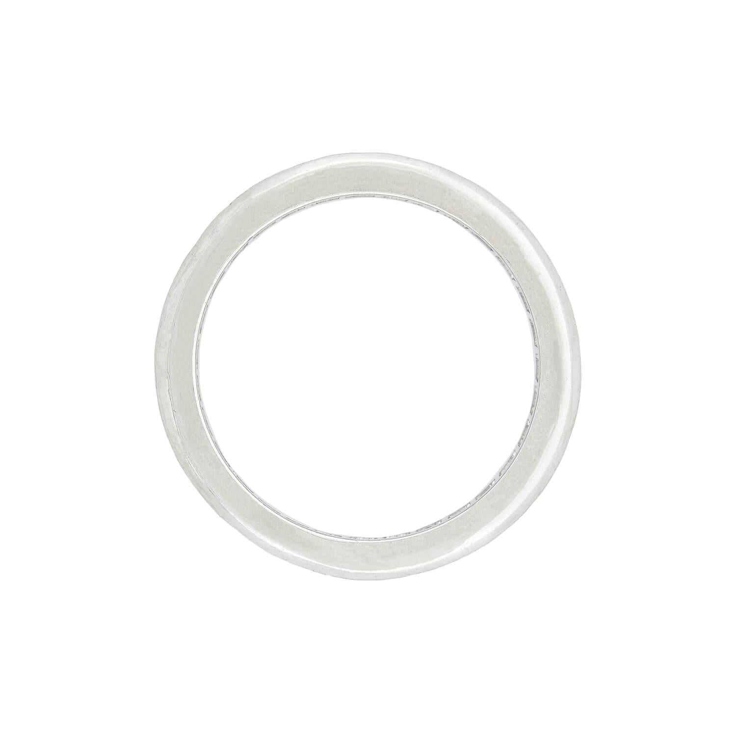 Eternity-Ring, Art déco, 1,75 Karat Baguette-Diamant, Art déco (Baguetteschliff)