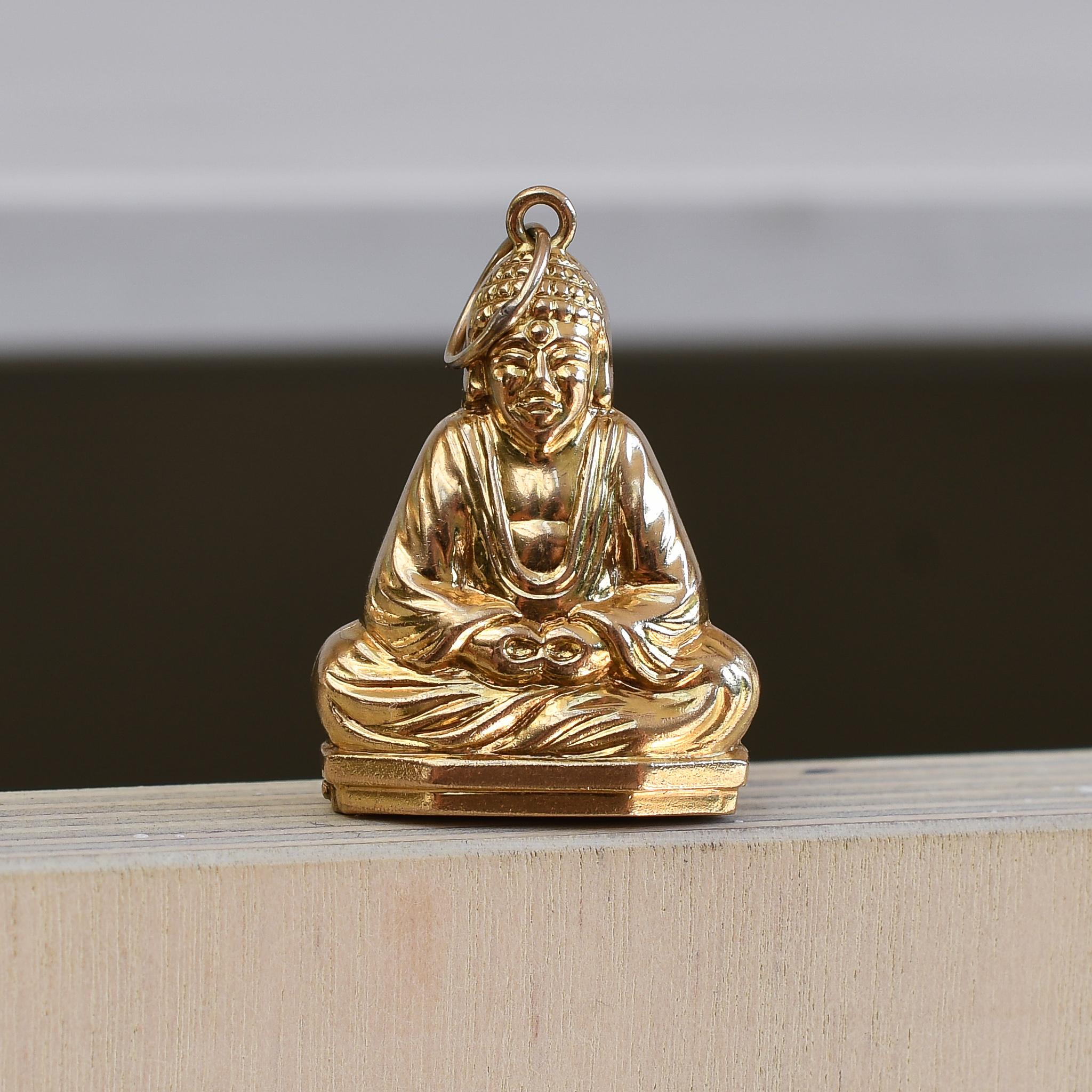 buddha locket pendant