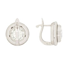 Art Deco 1.80 Carat Each Diamond Earrings, circa 1920s