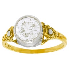Art Deco 1,80 Karat O-P VS1 GIA Ring