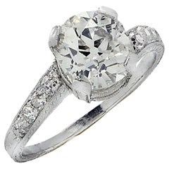 Art Deco 1.81 Carat Diamond Engagement Ring