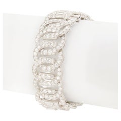 Art Deco 18.20ct Diamond Bracelet, c.1920s