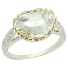 Art Deco 18k Diamond Engagement Ring 2.25ct