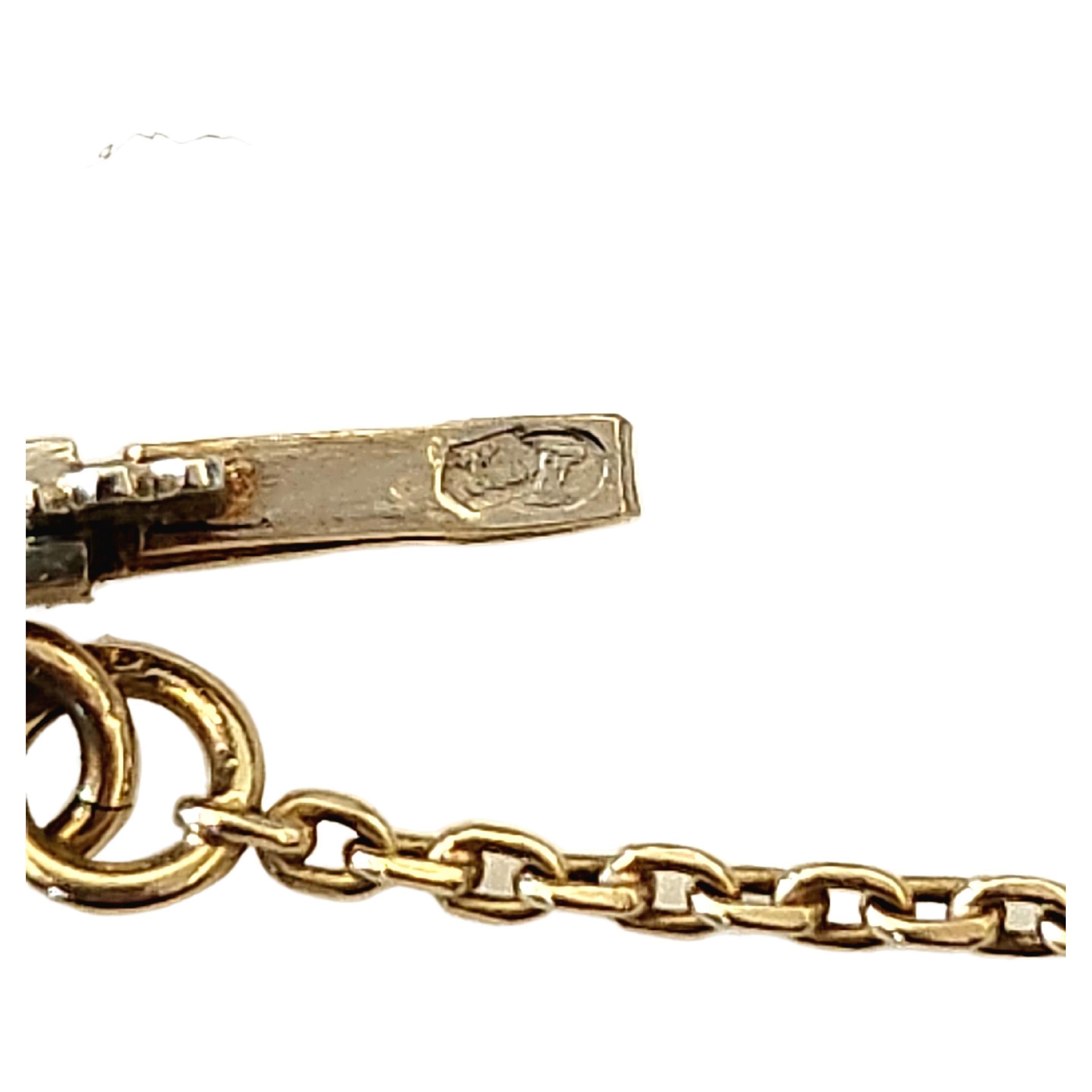 Women's Art Deco 1920s Old Mine Cut Diamond Gold Link Bracelet For Sale