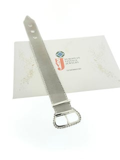 Art Deco 18kt White Gold Belt Bracelet