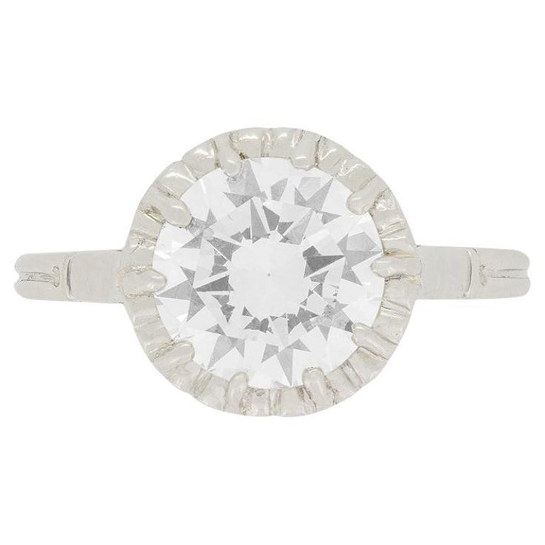 Bracelet Rétro En Argent Avec Cristal Solitaire – Extensible – Style A11