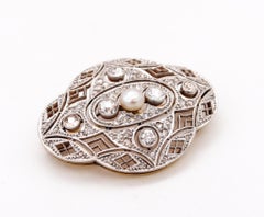 Art Deco 1915 Convertible Necklace 18kt Gold and Platinum with 2.43 Cts Diamonds